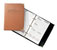 tan faux leather binder/planner combination